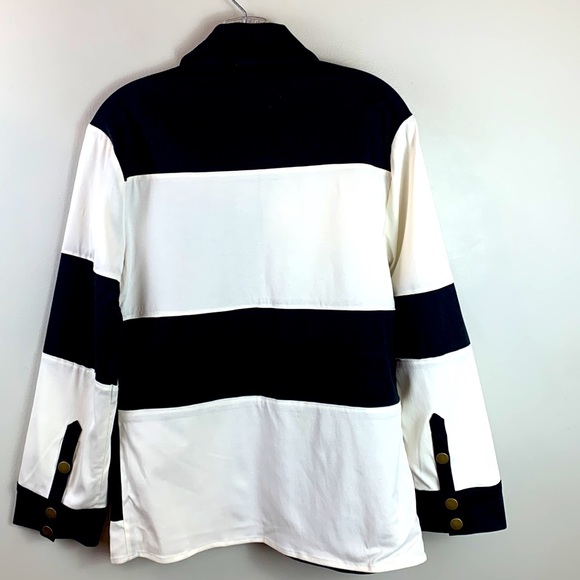 Ecru Color Block Jacket Rare Sample - Picture 2 of 8